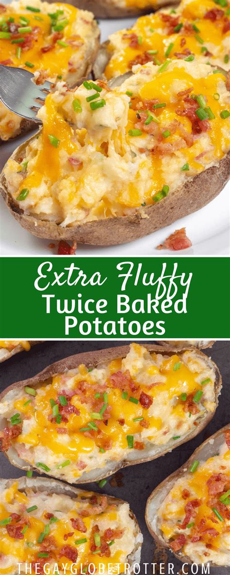 Twice Baked Potatoes Easy And Fluffy The Gay Globetrotter Artofit