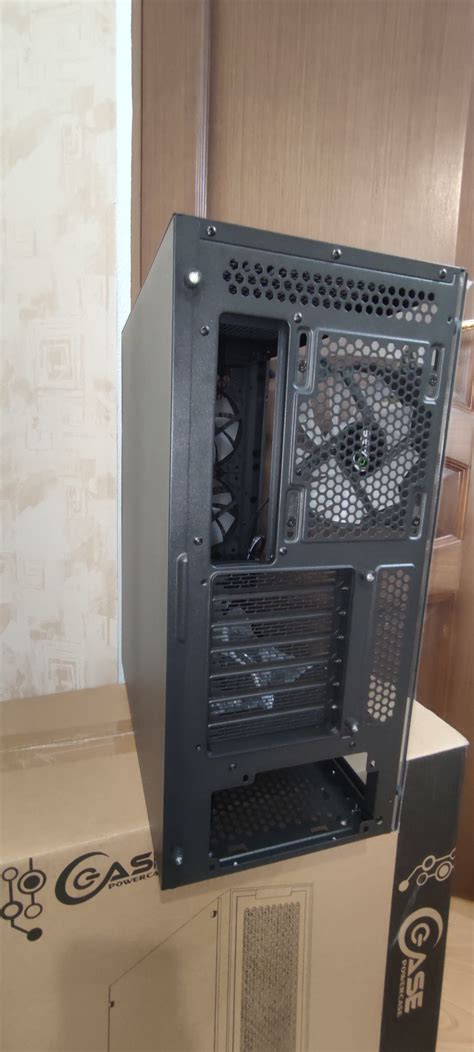 Корпус Powercase Attica X4B, черный (CAEB-L4) — купить по низкой цене в ...