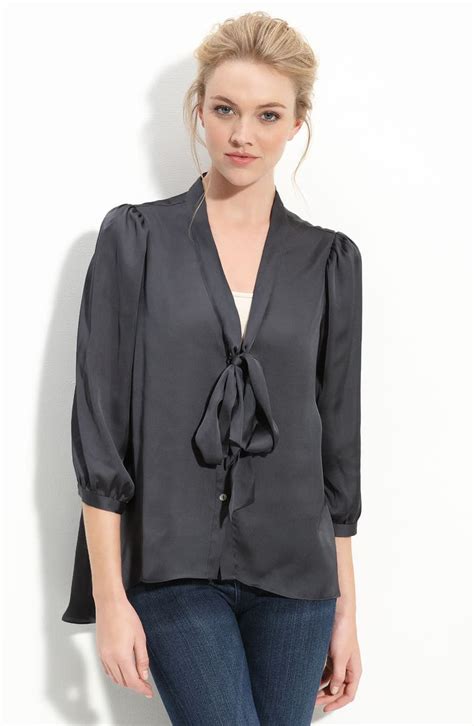 Remain Tie Neck Satin Blouse Nordstrom