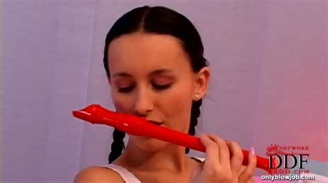 Sweet Claudia Adams Licks Long Red Dildo On The Couch And Seduces A Guy DefineBabe