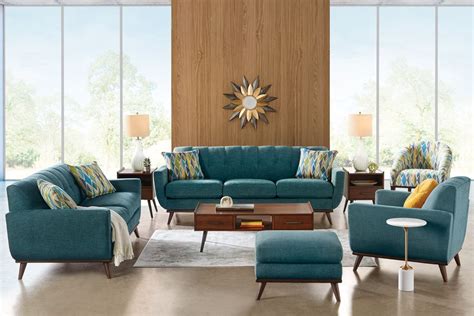 Elliot Teal Loveseat
