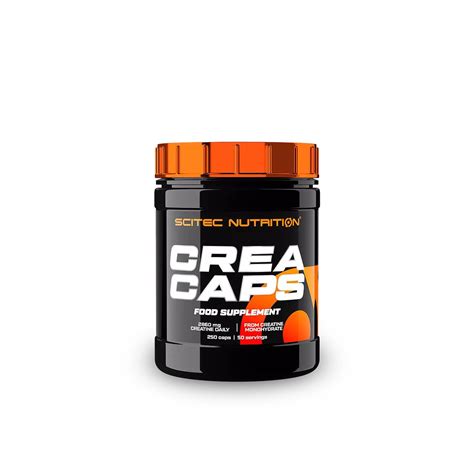 SciTec Crea Caps - 250 caps Strength & Size