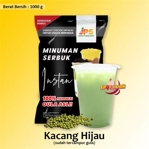 JPS Mix Kacang Hijau 1 Kg Bubuk Minuman Dengan Gula Serbuk Instan