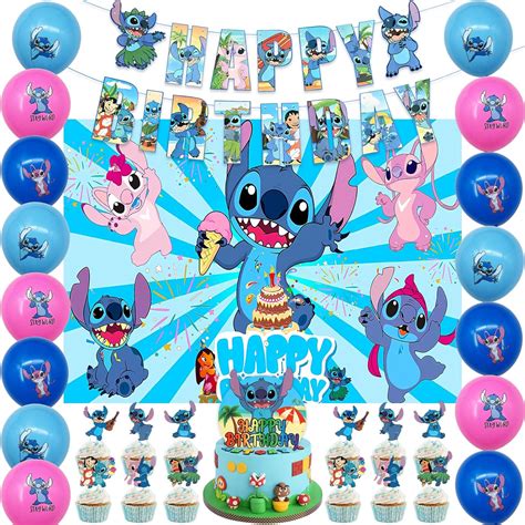 Lilo Y Stitch Decoracion Cumplea Os Pcs Decoraci N Cumplea Os Para