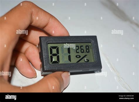 An Instrument For Measuring Air Temperature Stock Photo Alamy