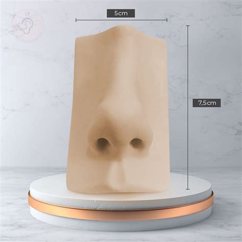 Kit Expositor Orelha Oval Nariz Umbigo Nude Expositores De Silicone