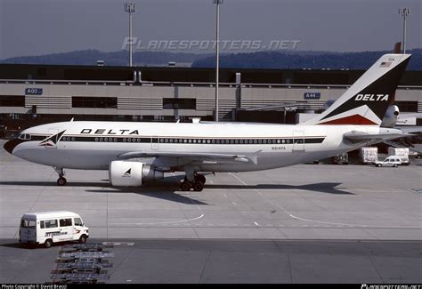 N814pa Delta Air Lines Airbus A310 324 Photo By David Bracci Id