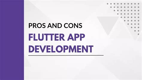 Ppt The Pros And Cons Of Flutter App Development Powerpoint Presentation Id12785287