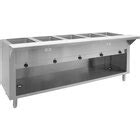 Advance Tabco B B SB Enclosed Base Everyday Buffet Stainless Steel Two Pan Electric Hot