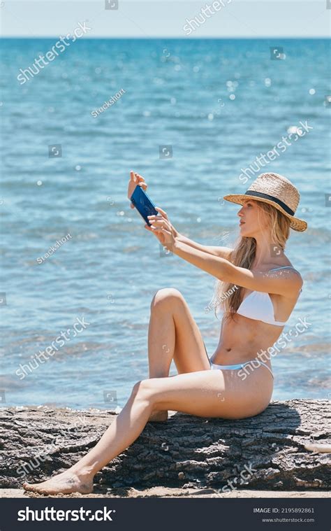 Portrait Beautiful Long Legged Blonde Girl Stock Photo 2195892861 Shutterstock