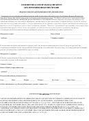 Request For Sex Offender Registry Information Form Sex Offender Registry Board Commonwealth Of