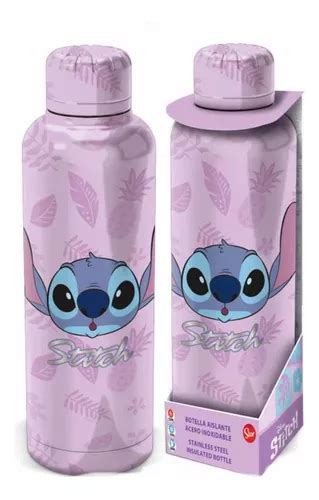 Stitch Botella Ml De A O Inoxid Vel Cor Violeta Mercadolivre