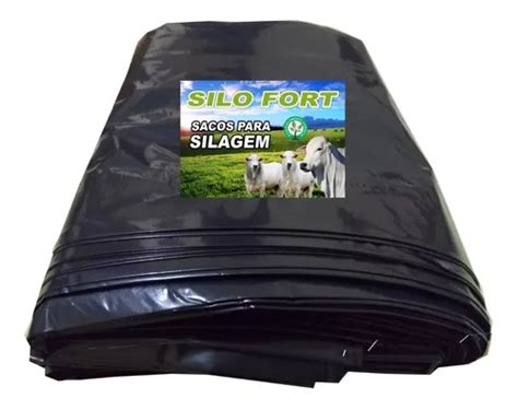 Sacos Para Silagem Preto 75cm X 105cm 200 Micras C 100 Un