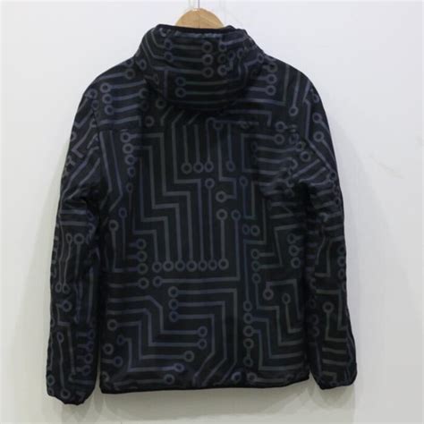 Unisex Holographic Reflective Circuit Pattern” Jacket