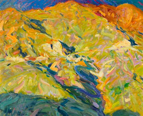Bonhams Rod Goebel American 1946 1993 Santa Ynez Range At Sunset