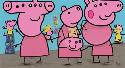 Peppa Pig Artwork By Tom Of Finland Stable Diffusion