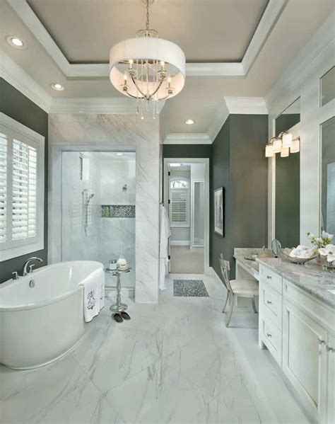 42 Breathtaking Master Bath Design Ideas (Photo Gallery) – Home Awakening