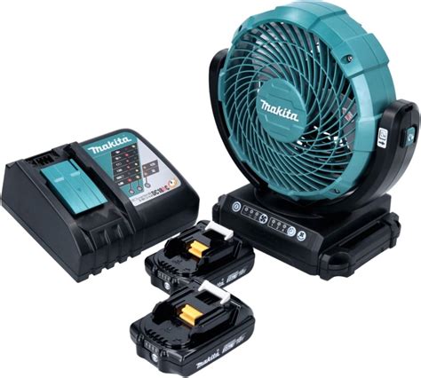 Makita DCF 102 RA Akku Ventilator Lüfter 18 V 18 cm 2x Akku 2 0 Ah