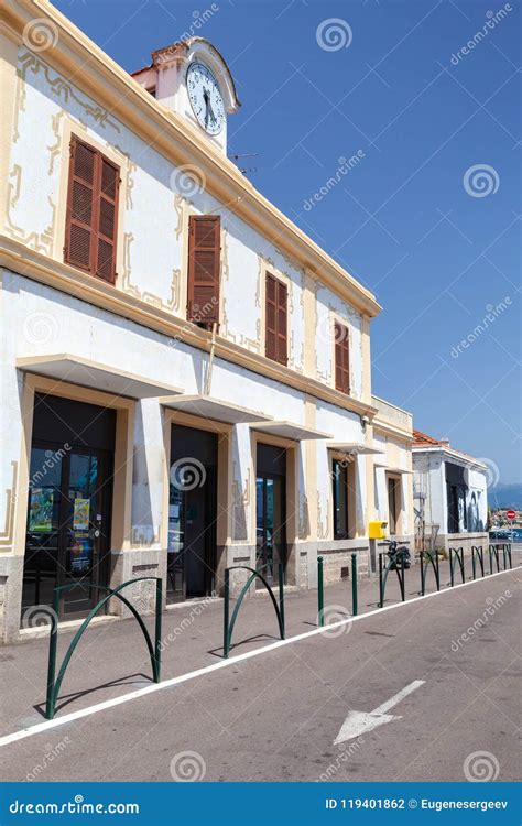 Street View Ajaccio The Capital Of Corsica Editorial Photography