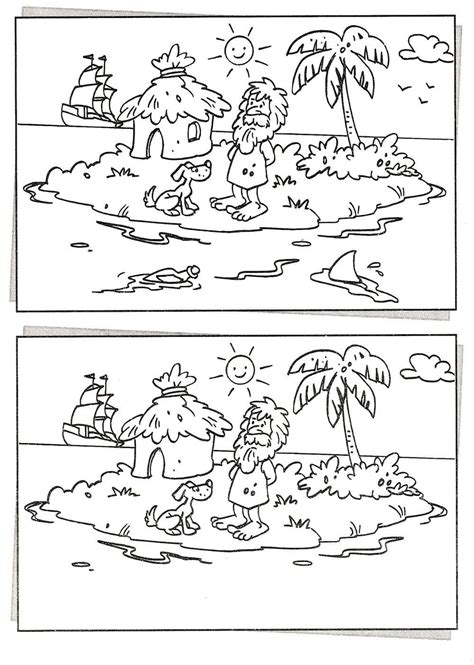 Буратино и кузнечик найди отличия - Раскраски от сайта В мире сказки!