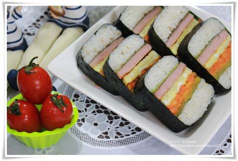 하와이안무스비스팸김밥 사각김밥스팸무스비 만드는 법 네이버 블로그