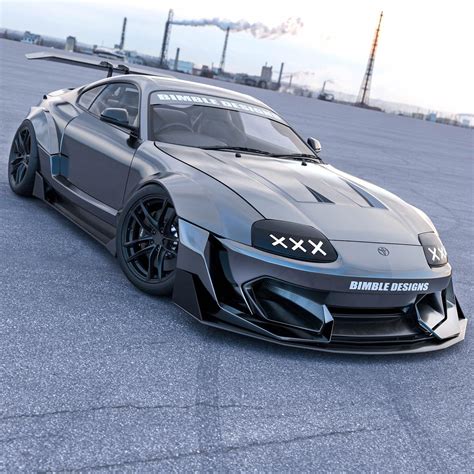 Toyota Supra Mk4 Stage2 Custom Wide Body Kit By Hycade Buy 56 Off