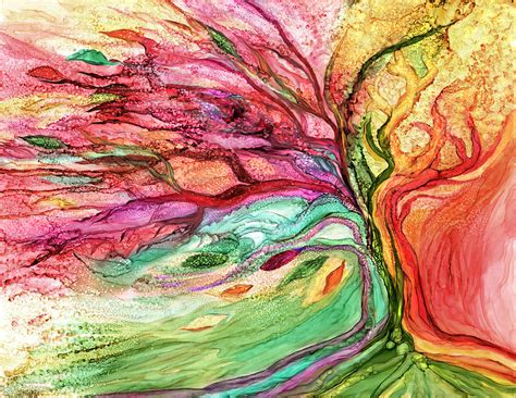 Rainbow Tree By Carol Cavalaris
