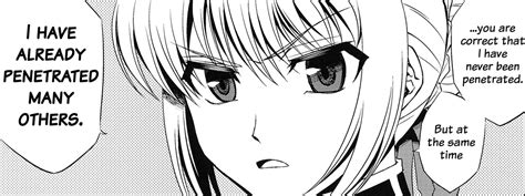 Saber Has Penetrated Many Others Hentai Quotes Know Your Meme