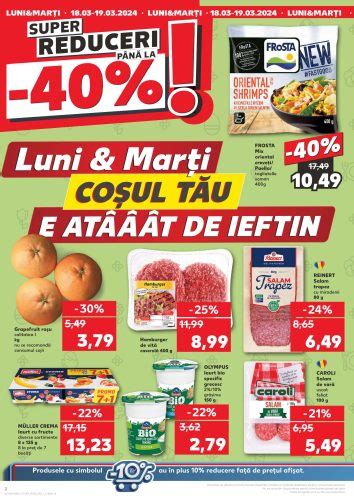 Oferta Kaufland Luni Si Marti 18 19 Martie 2024 Oferte Catalog