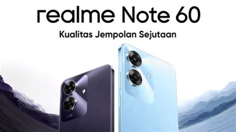 realme note  resmi rilis  indonesia hp tahan banting harga mulai