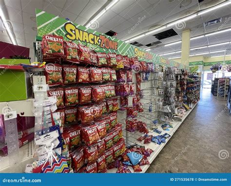 Dollar Tree Retail Store Interior Messy Candy Section Editorial Image ...