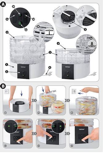 Купить Сушилка для овощей и фруктов ZELMER FD1001 техно, цена 5500 ...