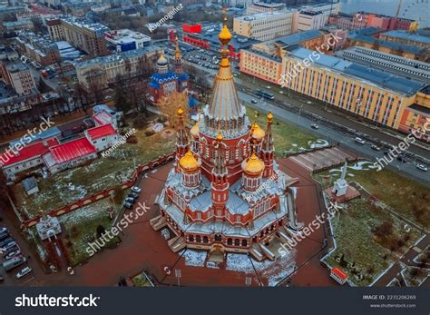 St Michael Archangel Cathedral Aerial View Stock Photo 2231206269 ...