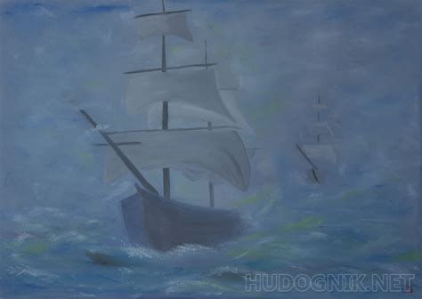 Картина Корабли. Размеры: 70x49, Год: 2016, Цена: 60000 рублей Художник ...