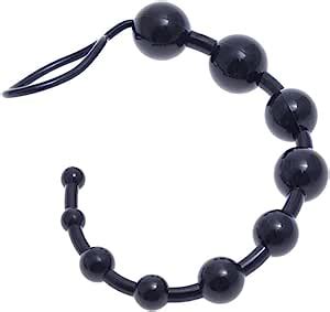 Amazon Anal Beads Butt Plug Anal Chain Link 10 Graduated Anal Play Beads With Stopper Pull