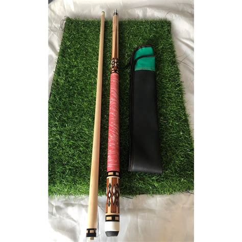 Pc Pampanga Pink Billiard Cue Stick Capiz Design W Free Soft Case