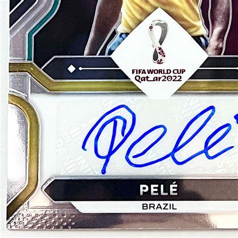 限定直筆サイン ペレ ワールドカップ ブラジル代表 2022 Panini Prizm FIFA World Cup Pele Auto