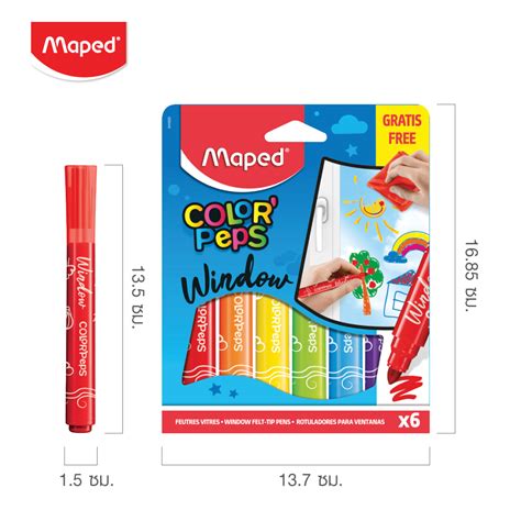 Felt Tips Colorpeps Window X6 Maped Fc844820