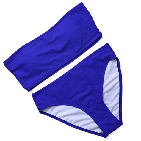 BIKINI BRAZYLIJSKIE STRÓJ KĄPIELOWY NIEBIESKI IWALANI Snm eModne