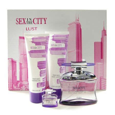 Sex In The City Lust Pc Gift Travel Set Ml EDP SP Perfume Fragrance Spray For Women