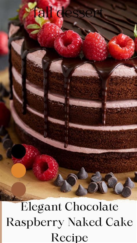 Chocolate Raspberry Naked Cake A Decadent Delight Emily Sweets