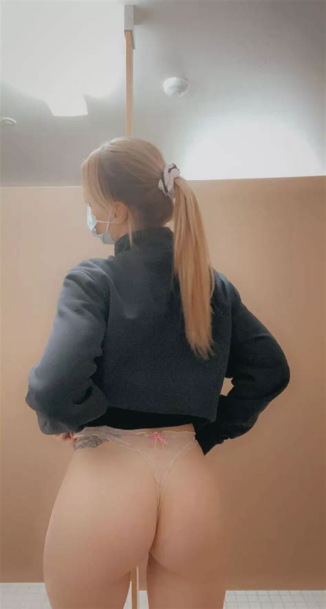 Sneaky At Work Selfie Nudes Thongs Nude Pics Org