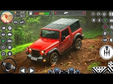 Red Thar Modified Mahindra Thar Indian Cars Simulator 3d Game Video