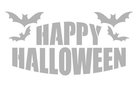 Happy Halloween Stencil For Pumpkin Carving Halloween Pumpkin