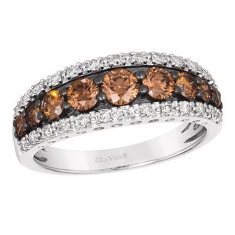 Le Vian Ring Featuring Chocolate Diamonds Nude Diamonds Set In 14K For Sale At 1stDibs