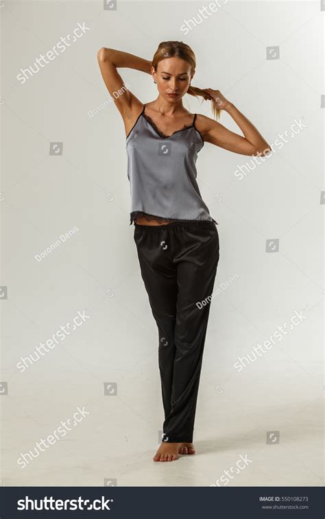 Beautiful Sexy Fitness Blonde Posing Lingerie Stock Photo 550108273 Shutterstock