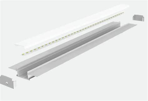 Купить LED-профиль ALUMLED врезной LP6214 с рассеивателем, 2 метра в ...