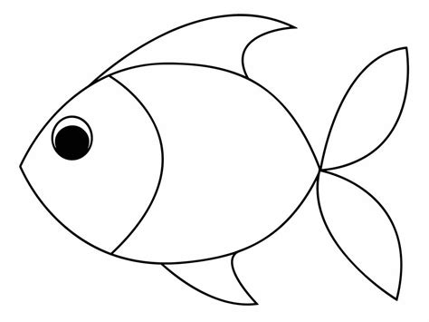 Desenho De Peixe Grande Para Imprimir - 10