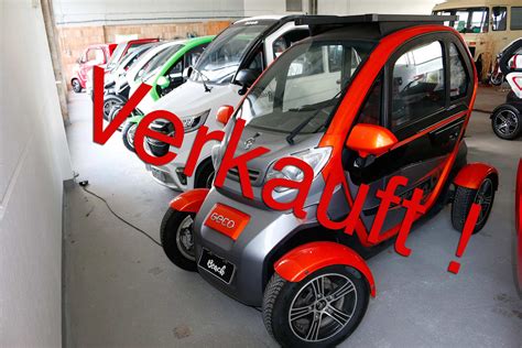 Kabinenroller GECO Beach E Car 3Kw 45 Km H 2 600 KM Laufleistung EZ 02