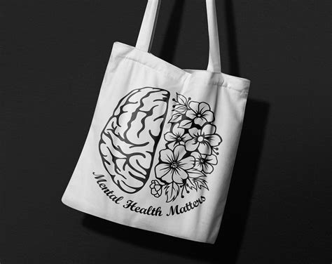 Mental Health Svg Flower Brain Svg Mental Health Matters Etsy